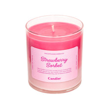 Strawberry Sorbet Soy Wax Jar Filled Candle Home Decor Gift