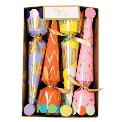 Party Hats Cone Crackers 10" 8ct