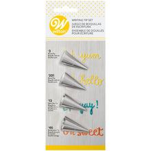Writing Piping Tip Set 4ct