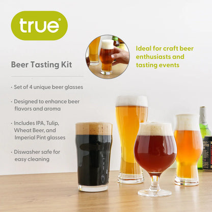 Craft Beer Tasting Set 4 Glasses