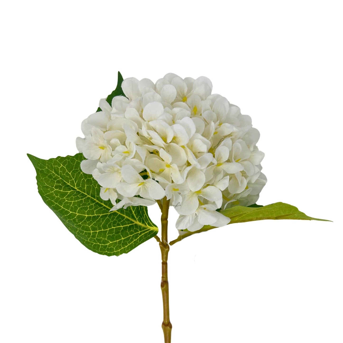 Full Garden Hydrangea Stem - White 21"