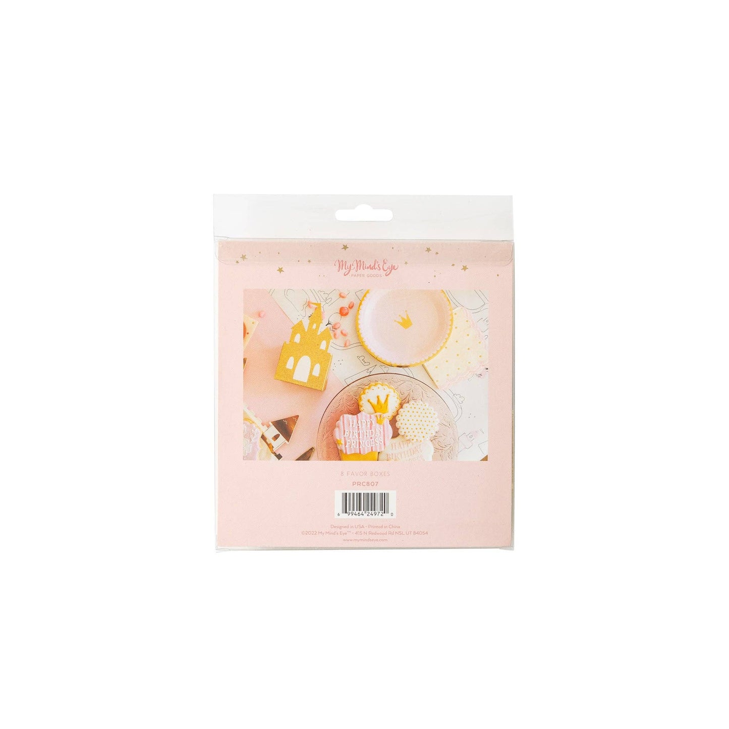 Princess Castle Favor Boxes 8ct