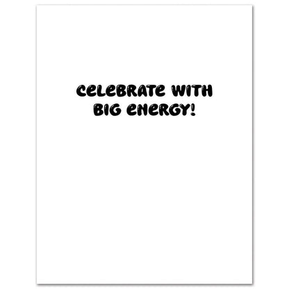 Labubu Big Energy Birthday Card