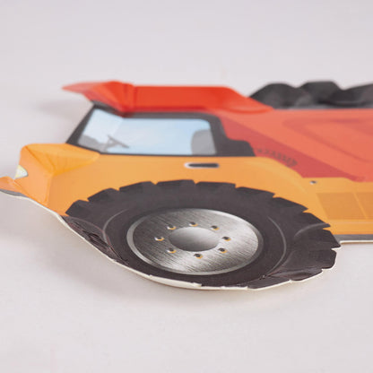 Dump Truck Paper Plates – 8 in Partyware