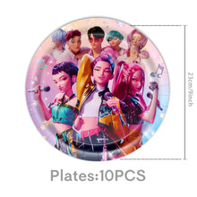 K-Pop Demon Hunters Birthday Decor Party Supplies