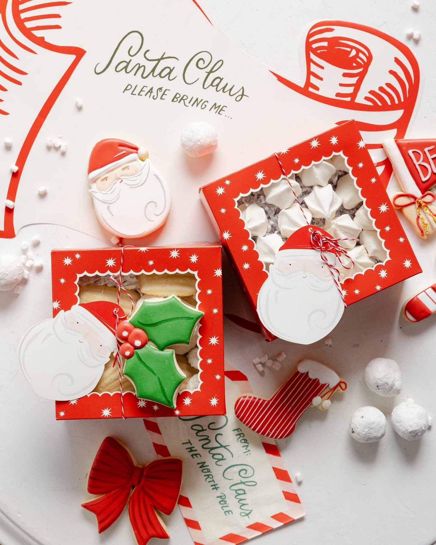 Santa Cookie Box 6ct