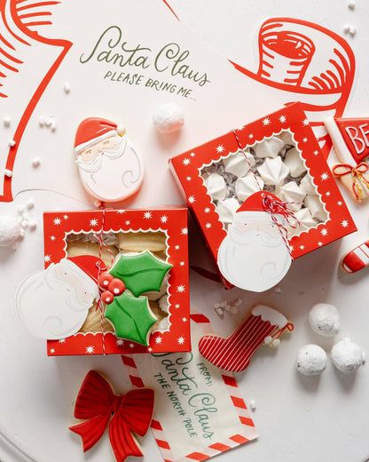 Santa Cookie Box 6ct