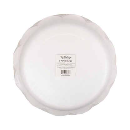 Grad Scalloped 10" Plates 8ct