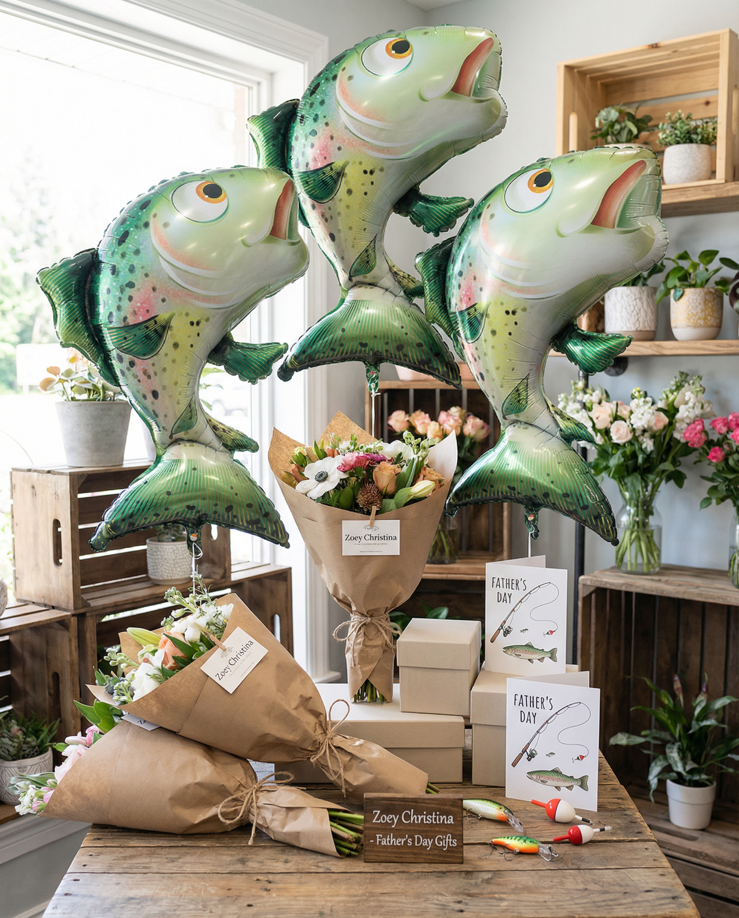 Fish Foil Balloon – Lake, Fishing & Outdoor-Themed Party