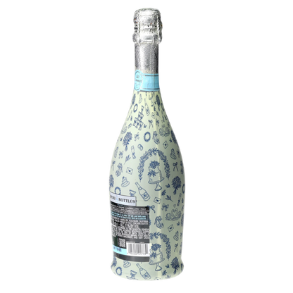 Beau Bottles Blue Wedding Toile- Prosecco Collection