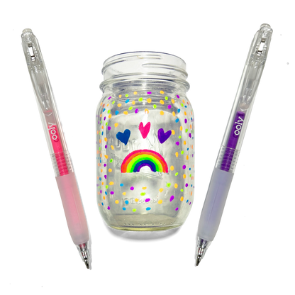 Jelly Gloss Neon Multi-Surface Deco Gel Pens - Set of 6