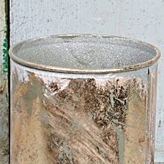 Column Bucket-Distressed Gold