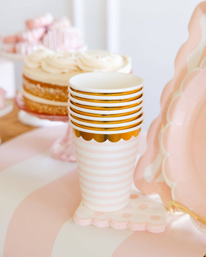 Baby Pink Party Cups 8ct