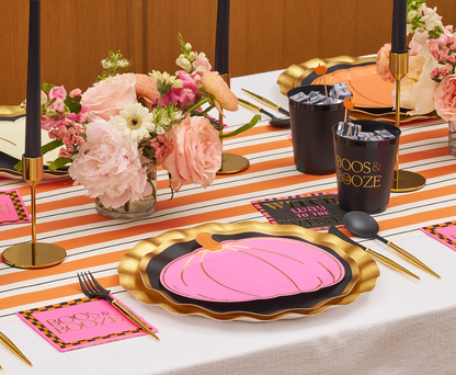 Boo Bold Assorted Die Cut Salad Plates/8pk