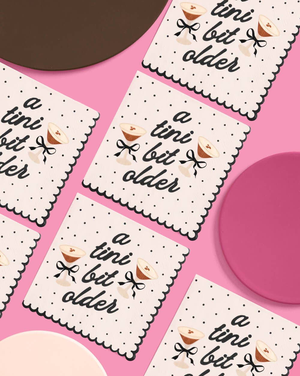 A Tini Bit Older Napkins - 25 paper napkins Birthday Bday