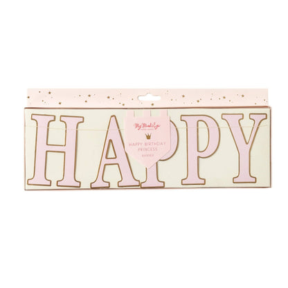 Princess Happy Birthday Banner