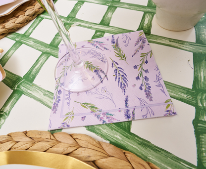 Lavender Fields Cocktail Napkins 26ct