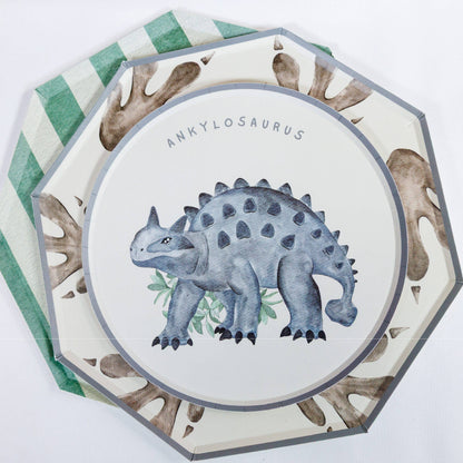 Dinosaur Footprint Paper Plates – 10 in