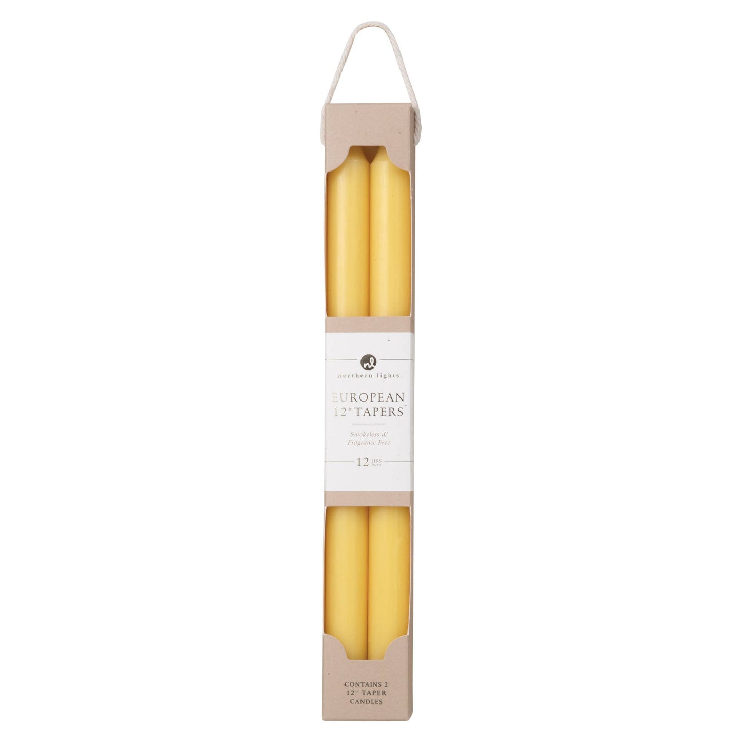 12" Taper Candles - 2pk