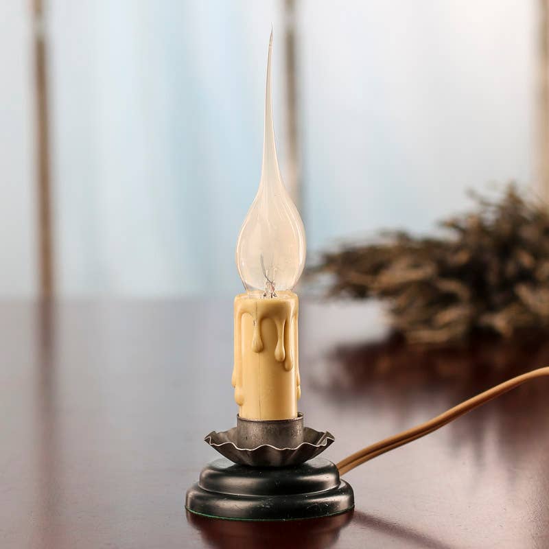 Primitive Electric Welcome Candle Lamp