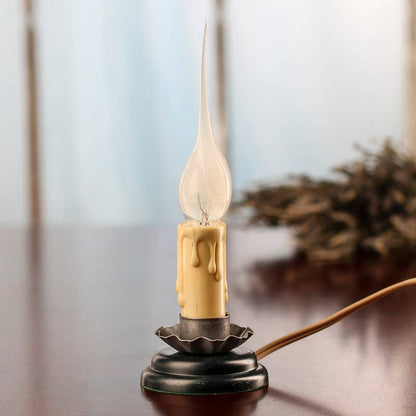 Primitive Electric Welcome Candle Lamp