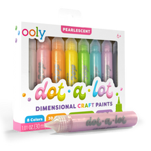 Dot-A-Lot: Dimensional Craft Paint - Pearlescent (Set of 8)