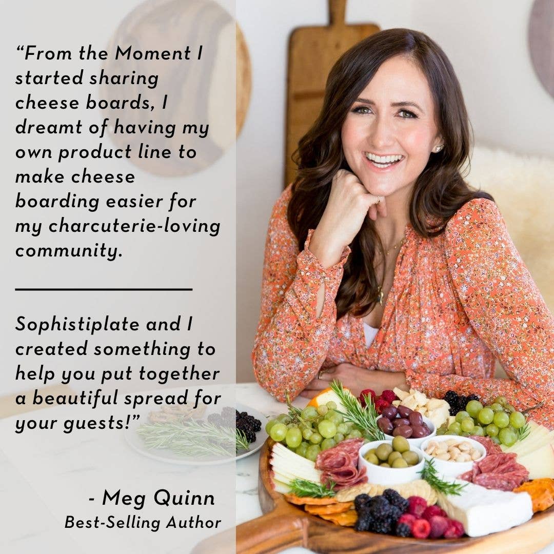 Meg Quinn Cheese Map Board | Charcu-Tree | 18"x15.33"