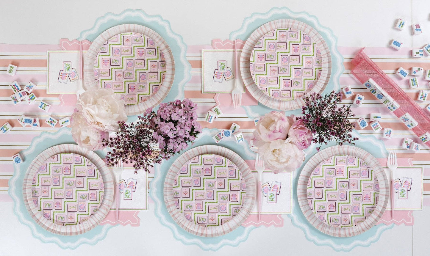 Mahjong Cocktail Napkins 16ct