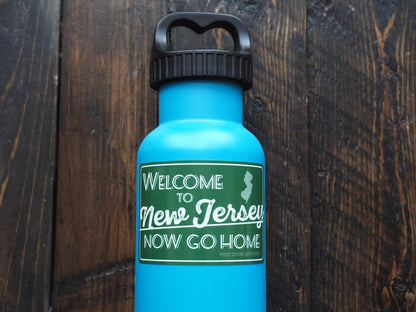 Welcome to New Jersey Now Go Home NJ Turnpike Sticker
