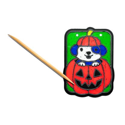 Mini Scratch & Scribble Window Banner Kit - Boo Buddies