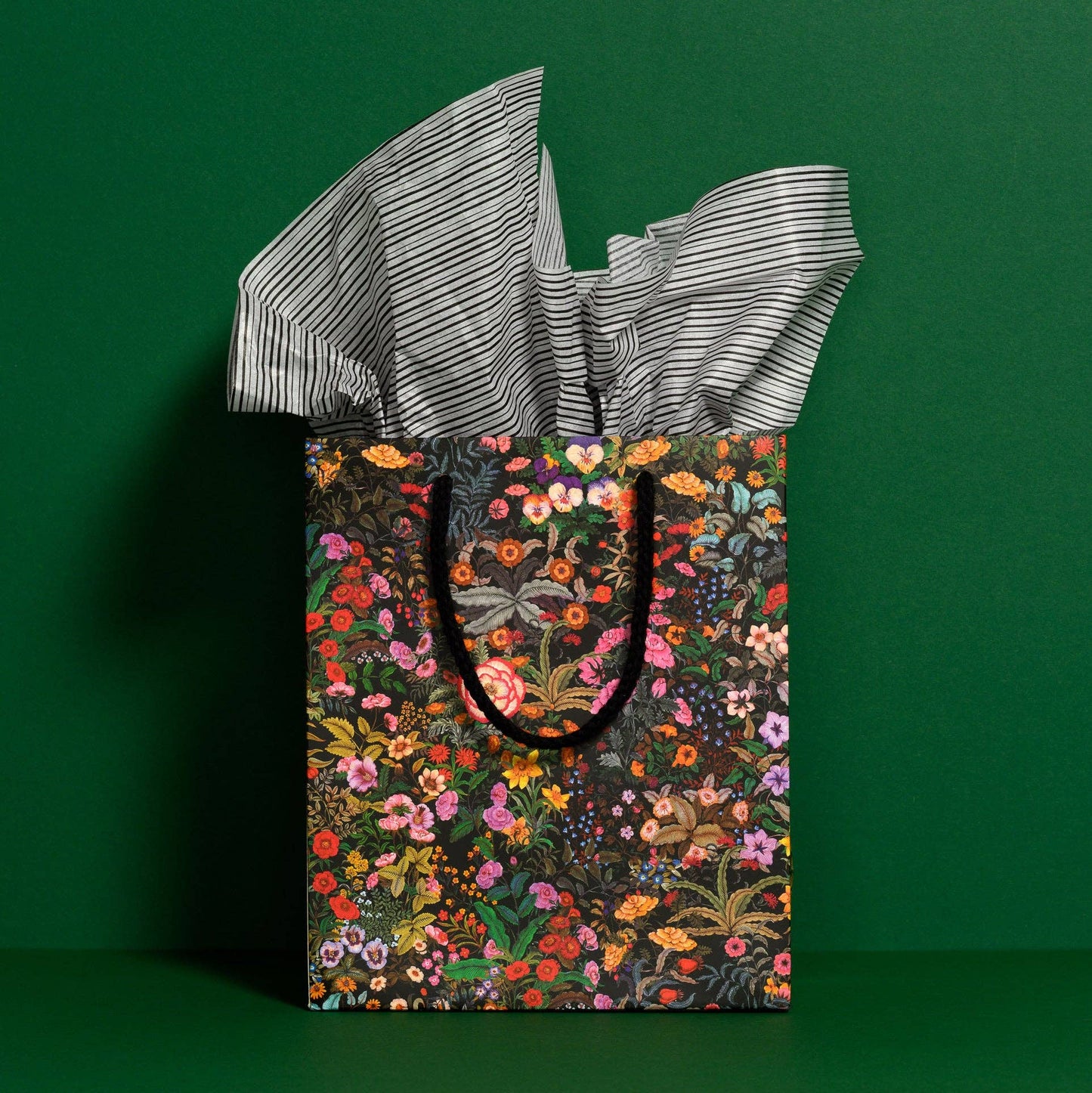 Black Stripe tissue paper