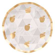 Golden Apple Wavy Paper Salad Plate/8pk