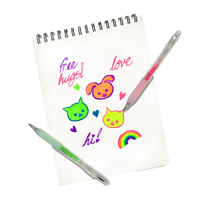 Jelly Gloss Neon Multi-Surface Deco Gel Pens - Set of 6