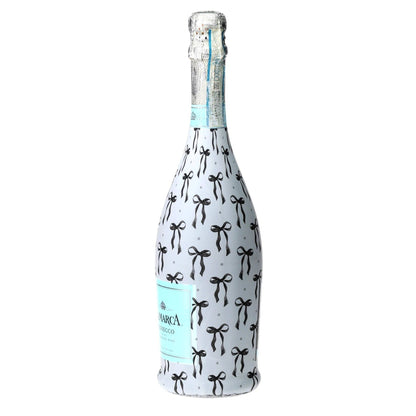 Beau Bottles Grandmillennial Black Bows - Prosecco Collection