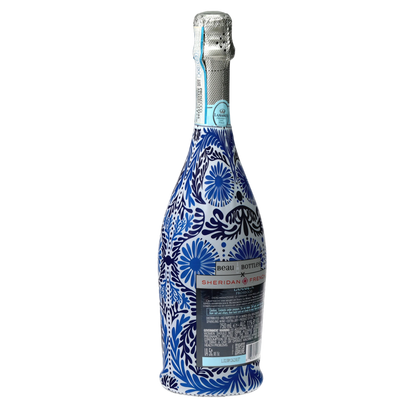 Beau Bottle x Sheridan French Collection - Navy Jardin - Prosecco Collection