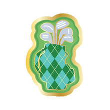 Golf Bag 8.5in Die Cut Salad Plates 8ct