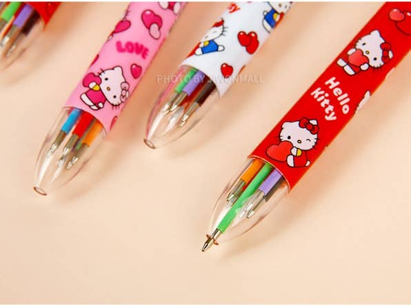 Sanrio Characters 6 Color Ball Point Pencil- 0.7mm