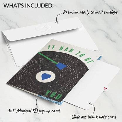 It Had to Be You Music and Lights Pop-Up Card 5x7"