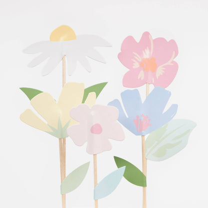 Flower Cake Wrap & Toppers