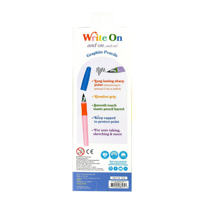 Write On Graphite Pencil and Eraser Set - 3 PC