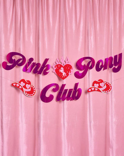 Pink Pony Club Banner