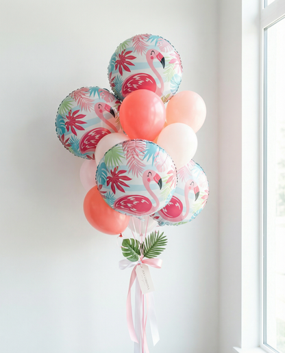 S50 Flamingo Tropical 17in Balloon