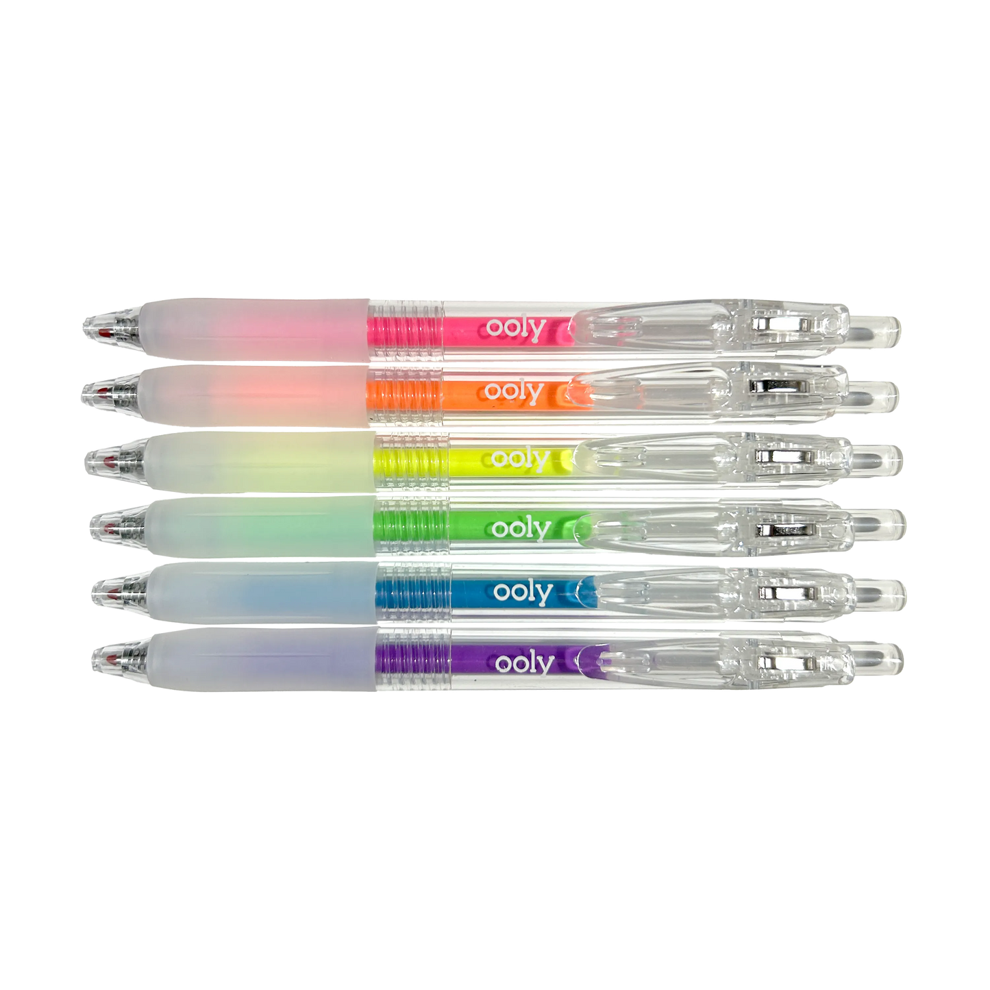 Jelly Gloss Neon Multi-Surface Deco Gel Pens - Set of 6