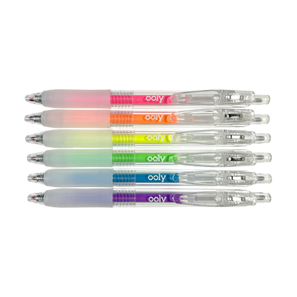 Jelly Gloss Neon Multi-Surface Deco Gel Pens - Set of 6