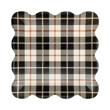 Black Fall Plaid 10" Plate