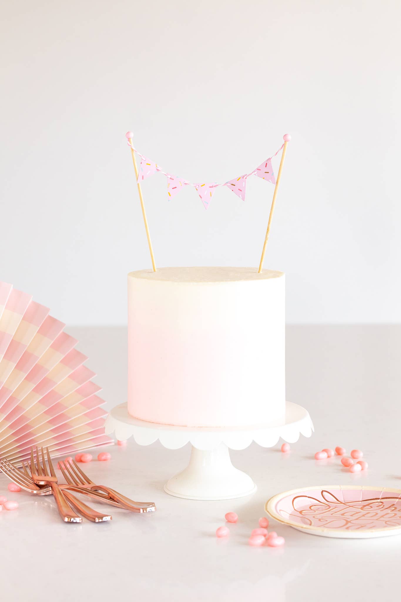 Bunting Cake Topper