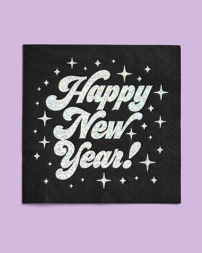 Happy New Year! Foil Napkins - 25ct