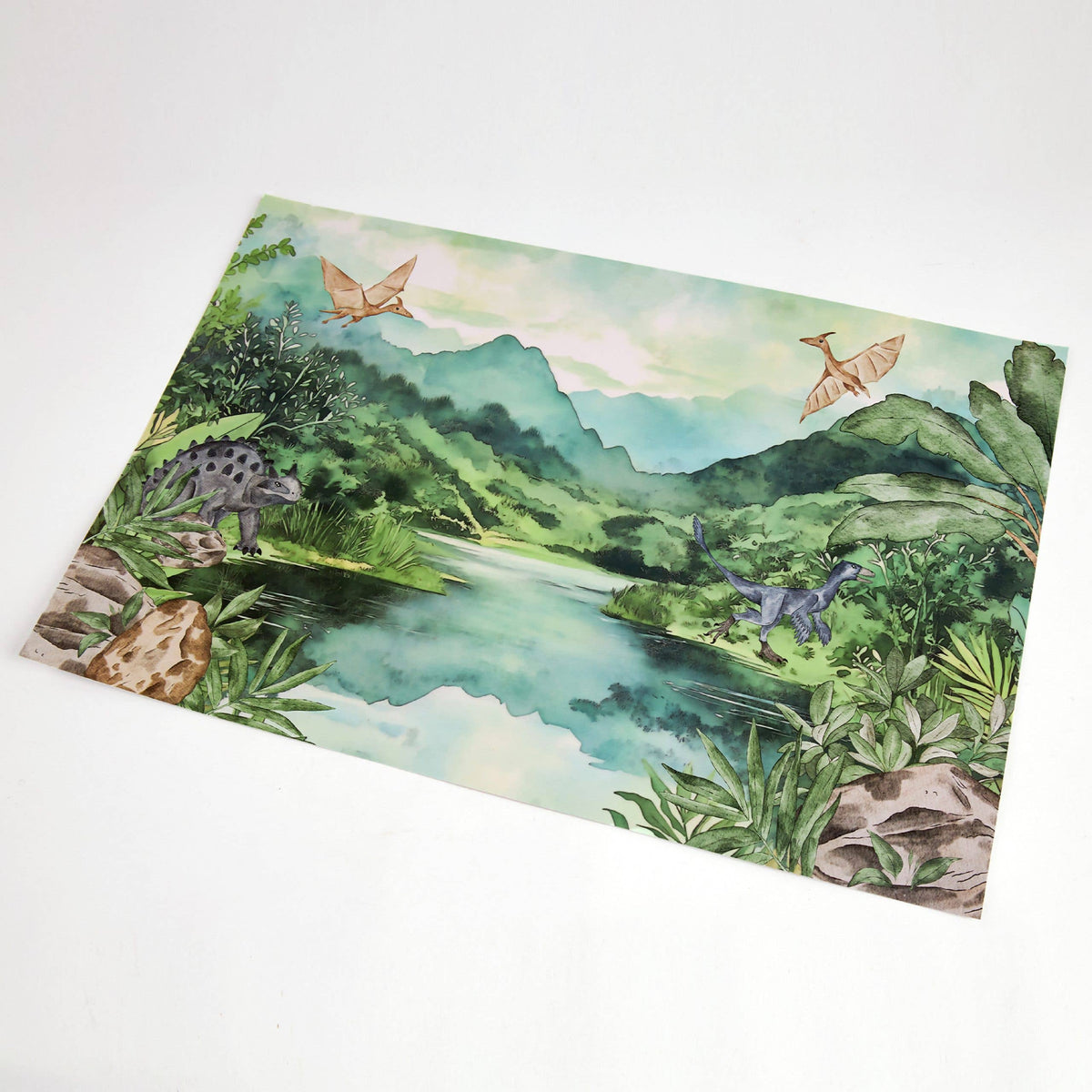 Dinosaur Placemats – Disposable Table Setting