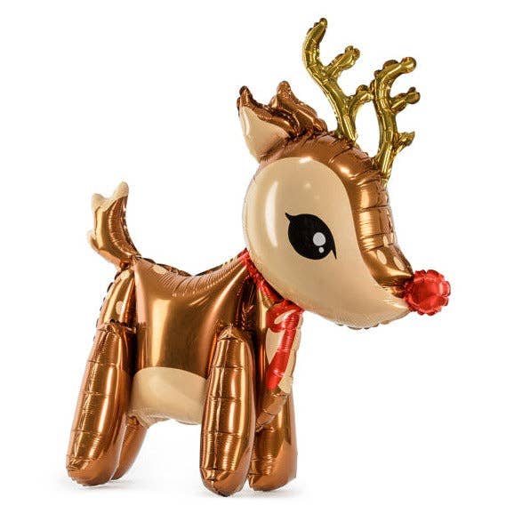 Cute Reindeer Foil Balloon 24in