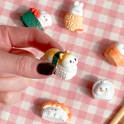 Random Sushi Animal Miniature Figure – Blind Box Toy